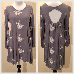 ALTAR’D STATE Floral Embroidered Dress